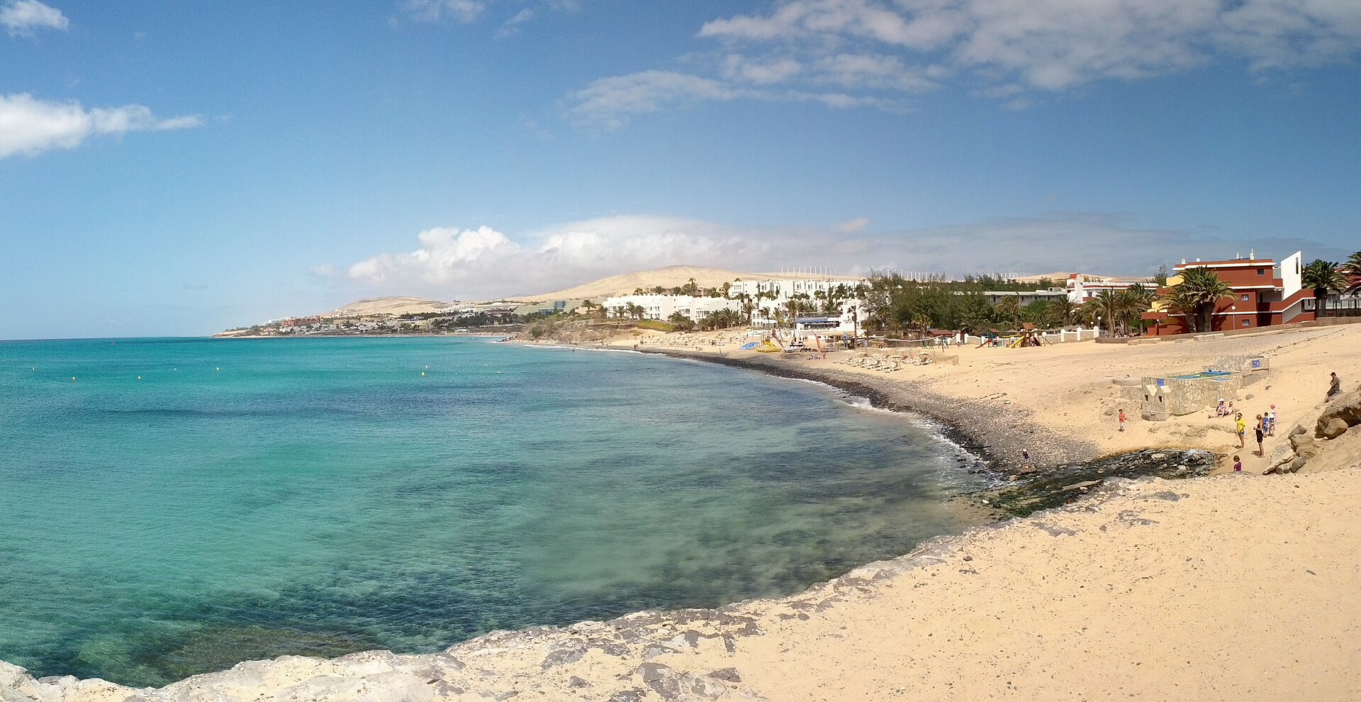 Costa turística del sur de Fuerteventura